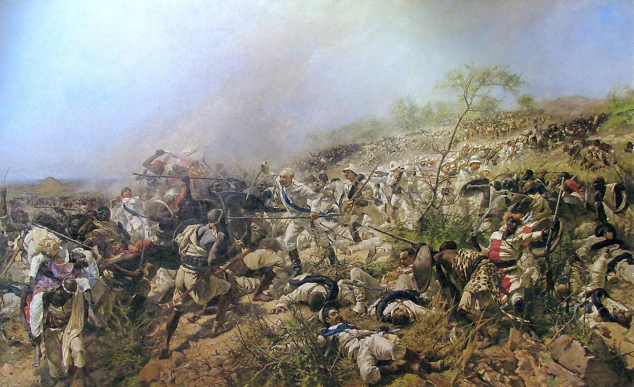 La battaglia di Dogali - Galleria Nazionale d’Arte Moderna, Roma